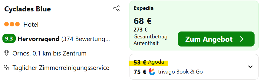 Mykonos Ferienwohnung