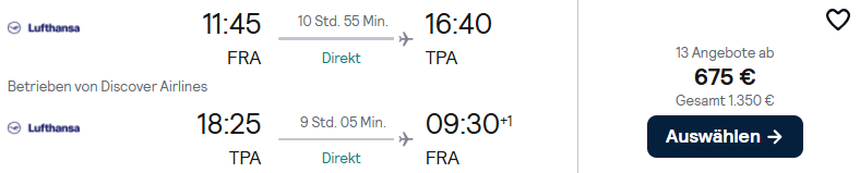 Naples Kombi Angebot