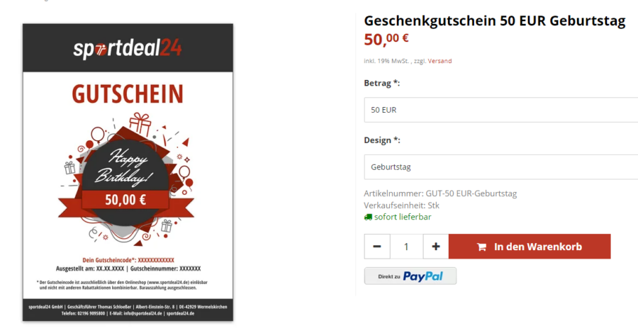 sportdeal24 Gutschein: 77% Rabatt | Juli 2025