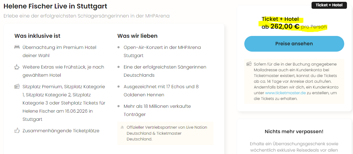 helene fischer tour atemlos