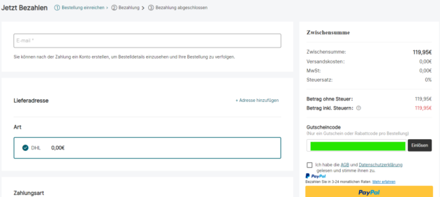 Olight Gutscheincodes und Rabattcodes während der Bestellung einlösen - so geht's 