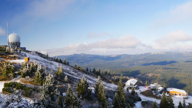 Deutschland Bayern Bayerischer Wald Großer Arber Wetterstation