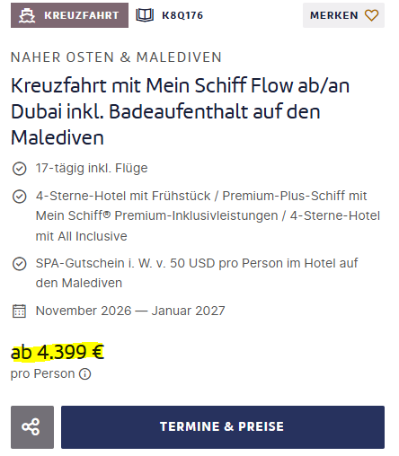 Kreuzfahrt Angebot