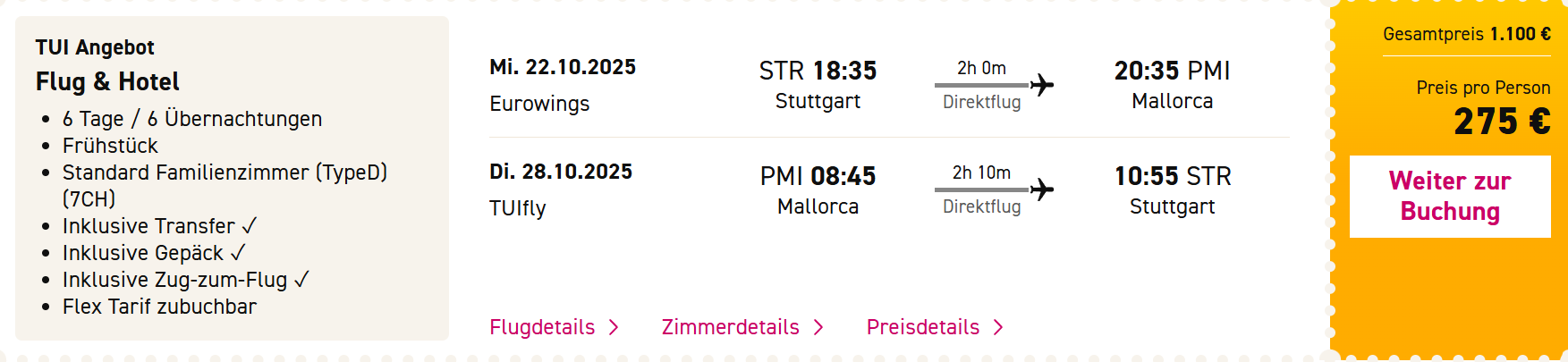 Spanien Reise Angebot