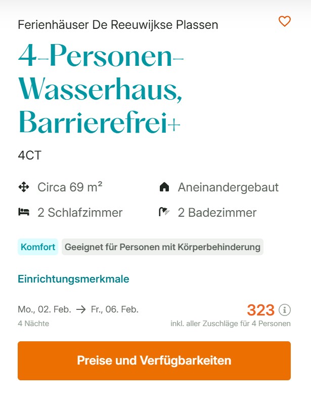 Niederlande Strandhaus Angebot