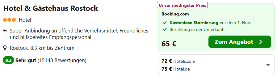 Ostsee Hotel Angebot