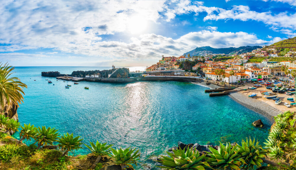 Portugal Madeira Camara de Lobos Harbor fishing village