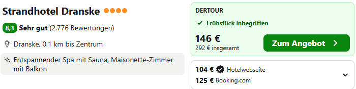 Rügen Hotelangebot