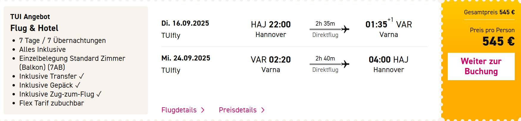 Bulgarien Reise Angebot