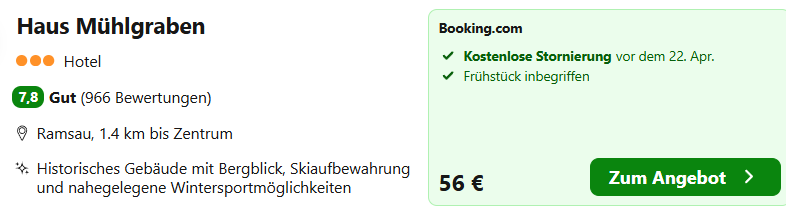 Deutschland Hotel Angebot