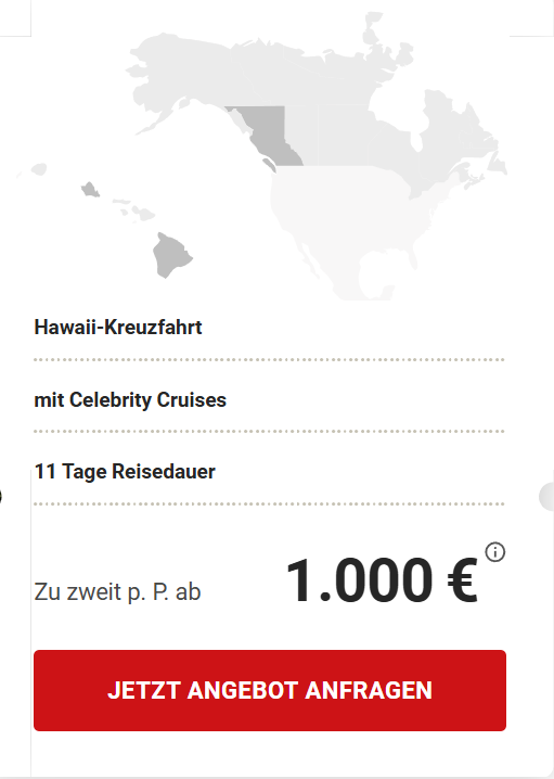 Hawaii Reise Angebot