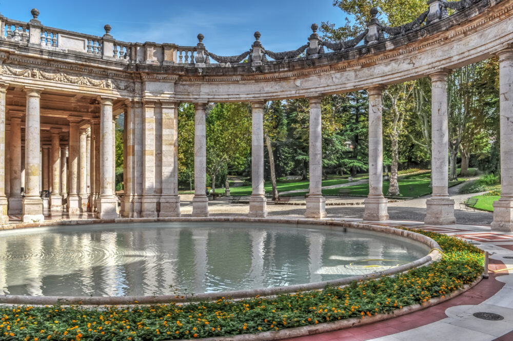 Italien antike Thermalbäder in Montecatini Terme, Toskana