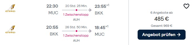Krabi Flug Schnäppchen