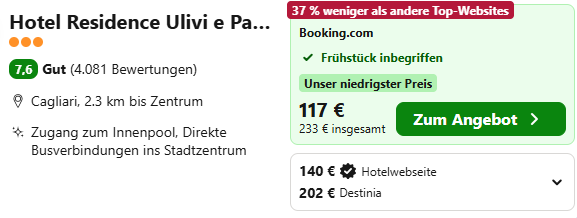 Sardinien Kombi Angebot