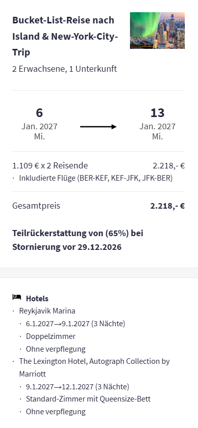 USA Reise Angebot