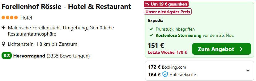 Hotel Angebot