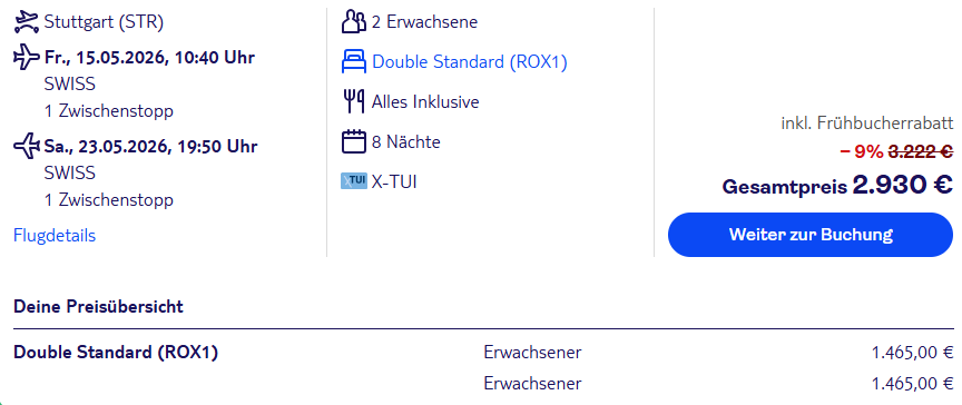 Dom Rep Pauschalangebot