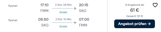 Griechenland Flug Angebot