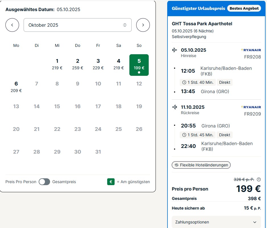 Spanien Reise Angebot