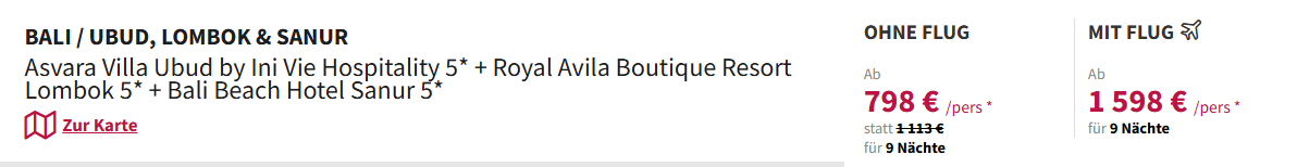Bali Rundreise