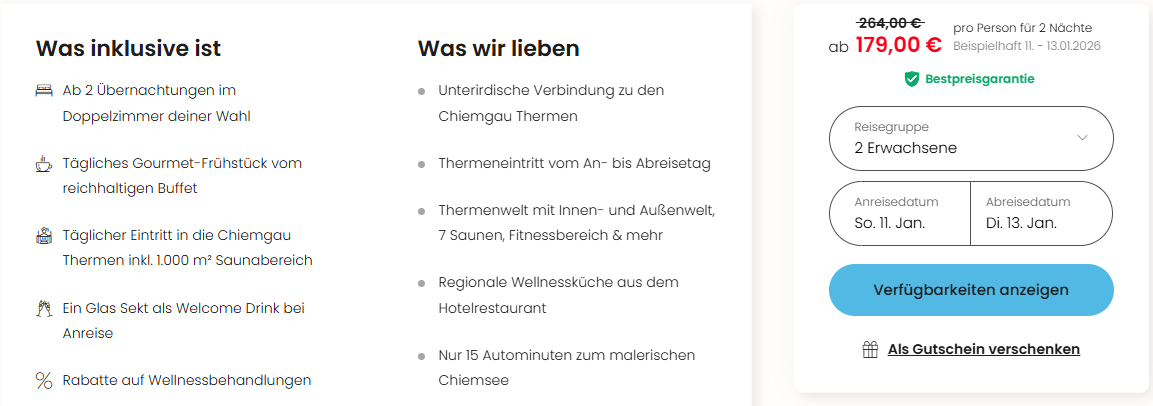 Deutschland Therme Angebot