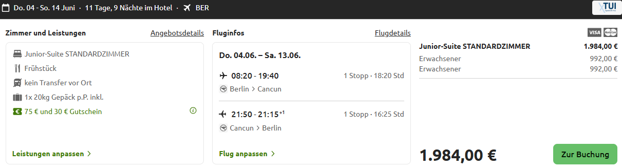 Mexiko Pauschalangebot