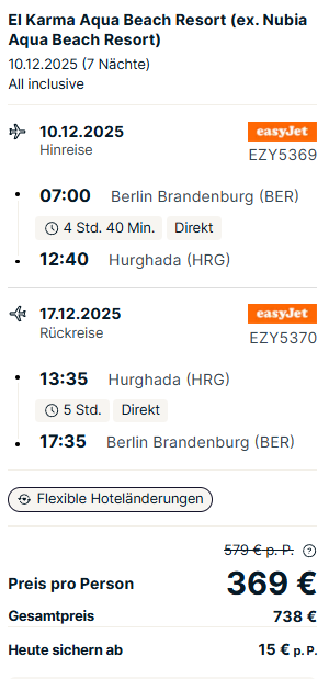 Ägypten Reise Angebot