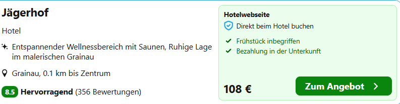 Eibsee Hotel Angebot