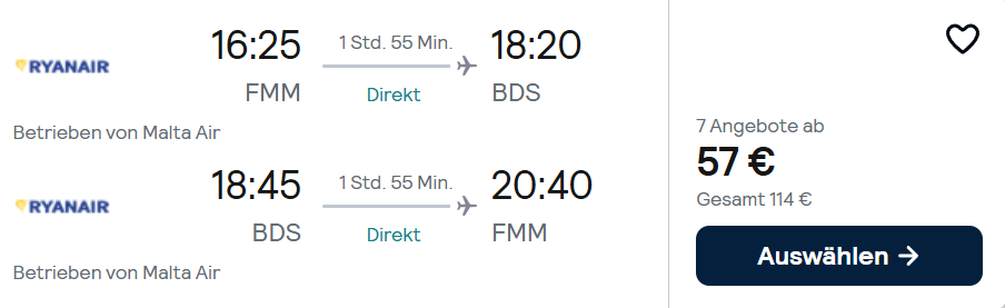 Italien Flug Angebot