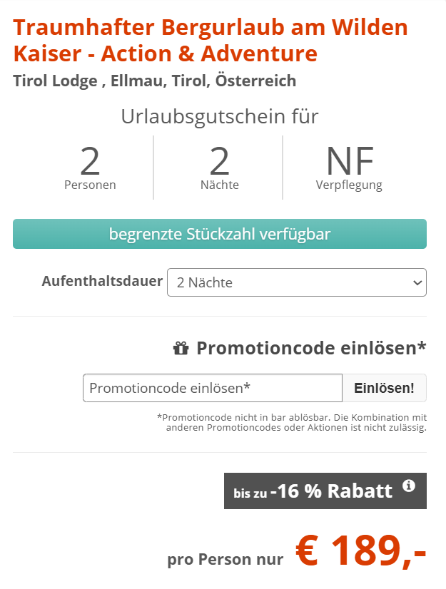 Österreich Hotel Angebot