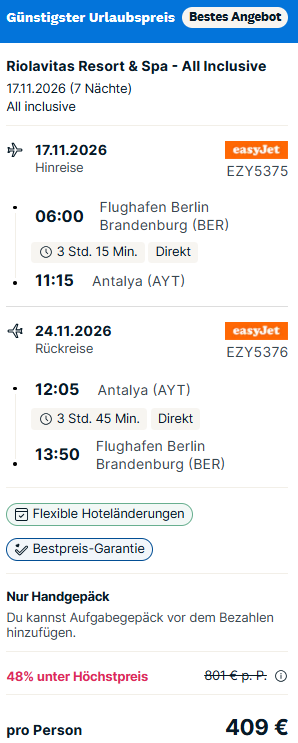 Türkei Pauschalangebot