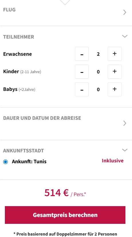 Tunesien Pauschal