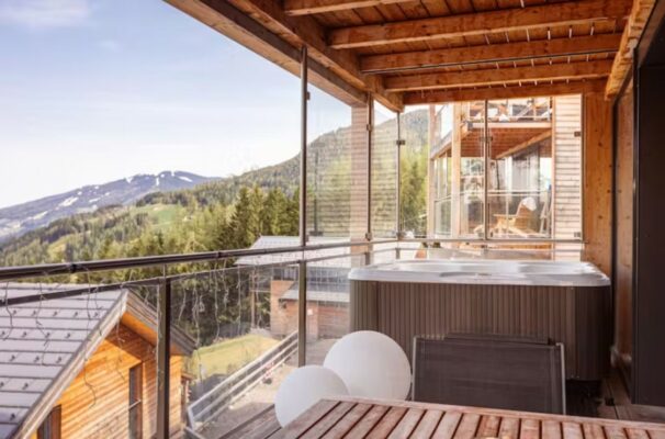 Premium-Chalet mit Sauna & Außen-Whirlpool
