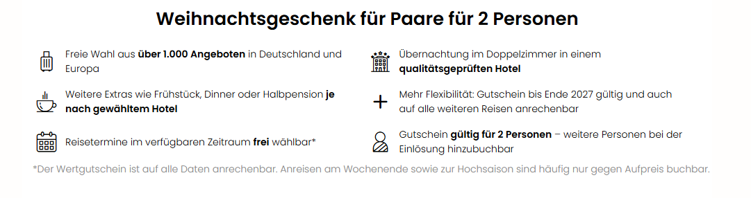 Gutschein Angebot