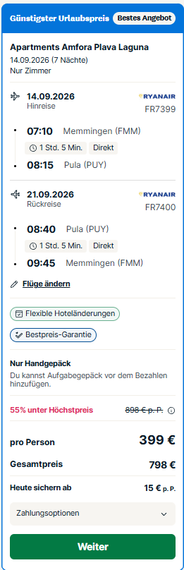 Kroatien Reise Angebot