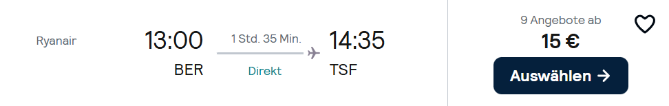 Venedig Flug Angebot