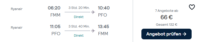 Zypern Flug Angebot
