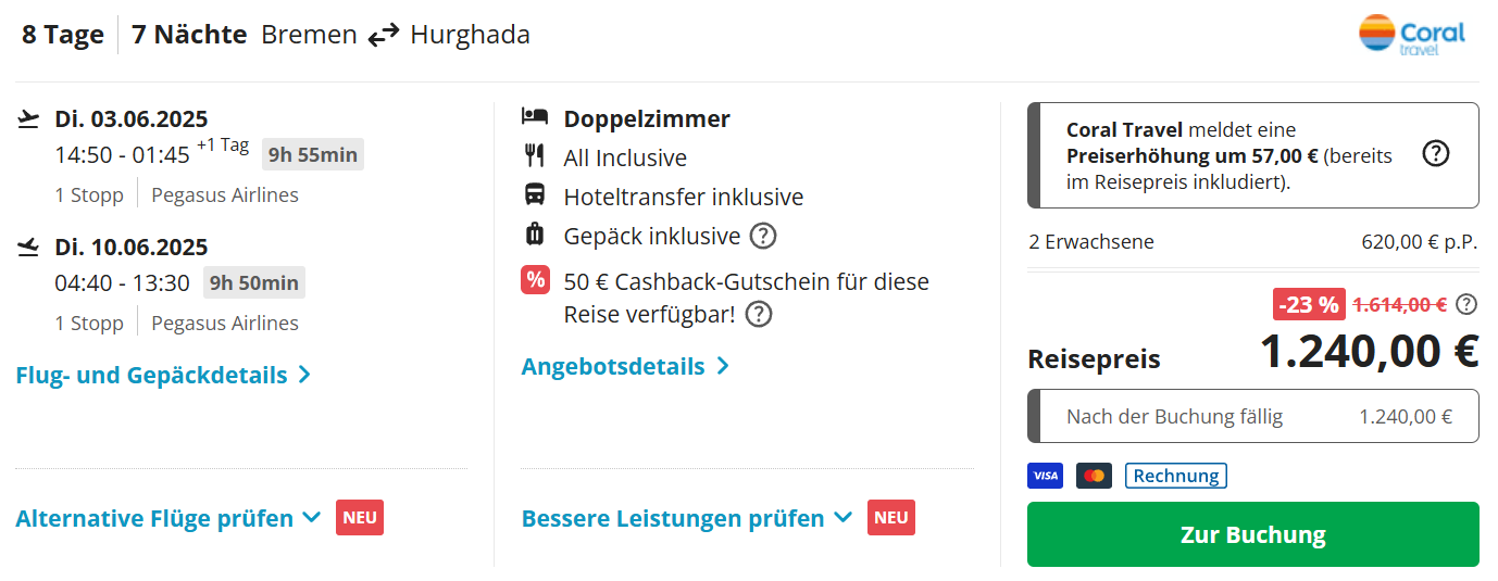 Ägypten Reise Angebot