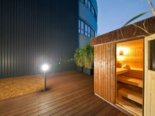 Saune im Garner Hotel Berlin Charlottenburg