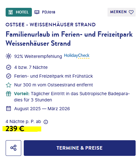 Ostsee Hotelangebot