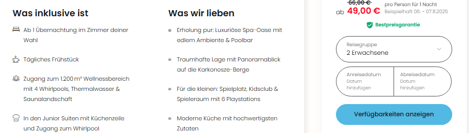 Polen Hotel Angebot