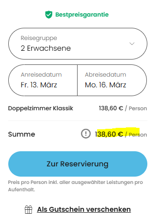 Rothenberg Hotelangebot