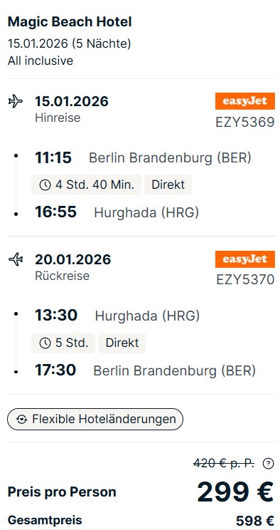 Ägypten Pauschalangebot