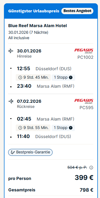 Ägypten Pauschalangebot