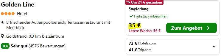 Bulgarien Kombi Angebot