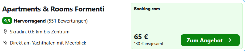 Kroatien Hotel Angebot