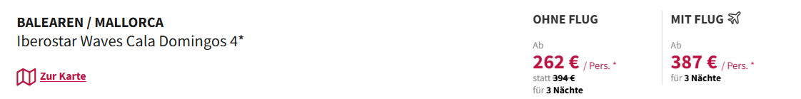 Mallorca Reise Angebot