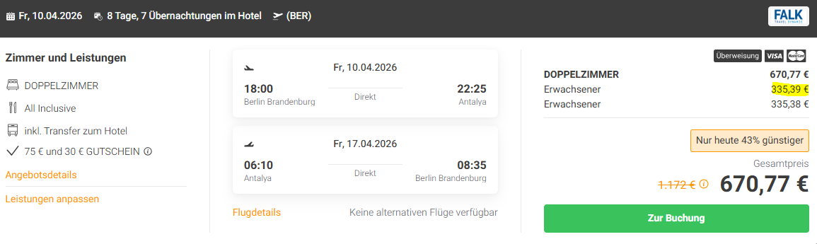 Türkei Pauschalangebot