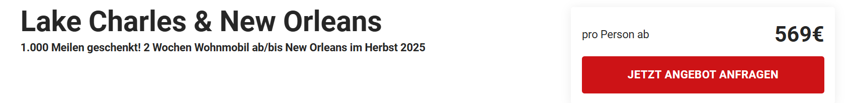 USA Reise Angebot