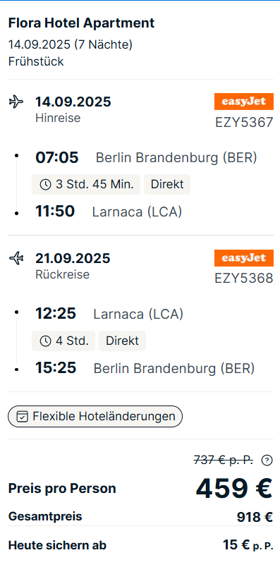 Zypern Reise Angebot